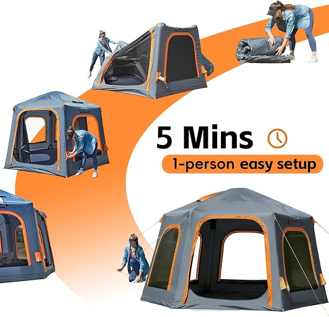 2-8 Person Tall/Grey