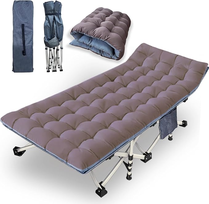 Xxl Cot With Brown Pad