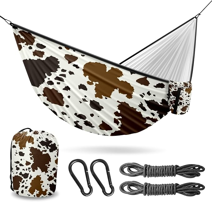 Western Brown Cow Print