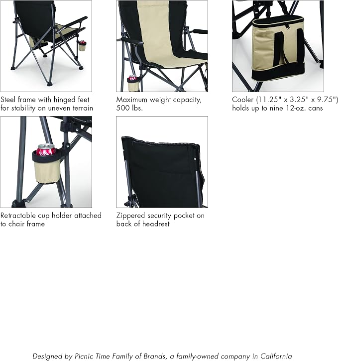 Black, Xx-large - 500 Lb Weight Capacity