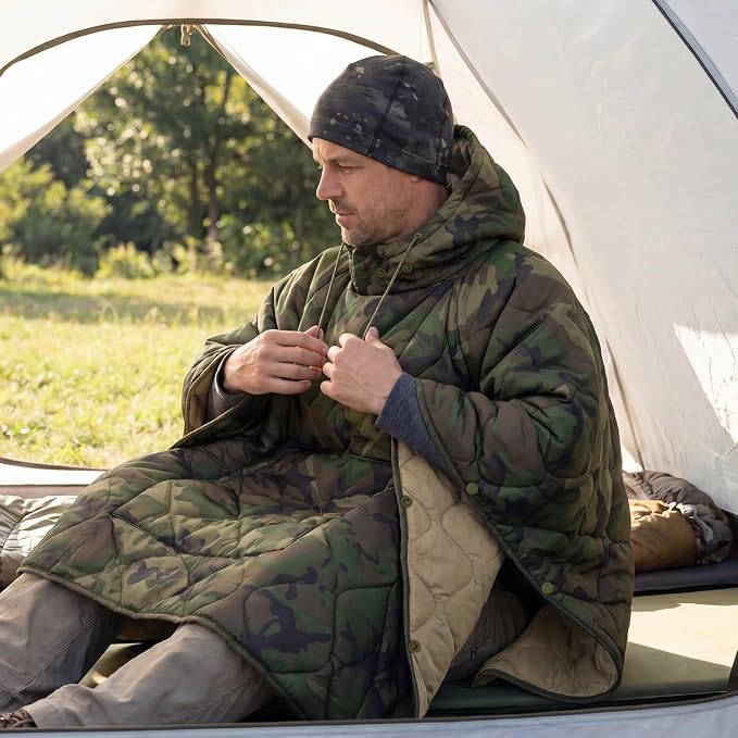 Hooded Us 4 Color Woodland