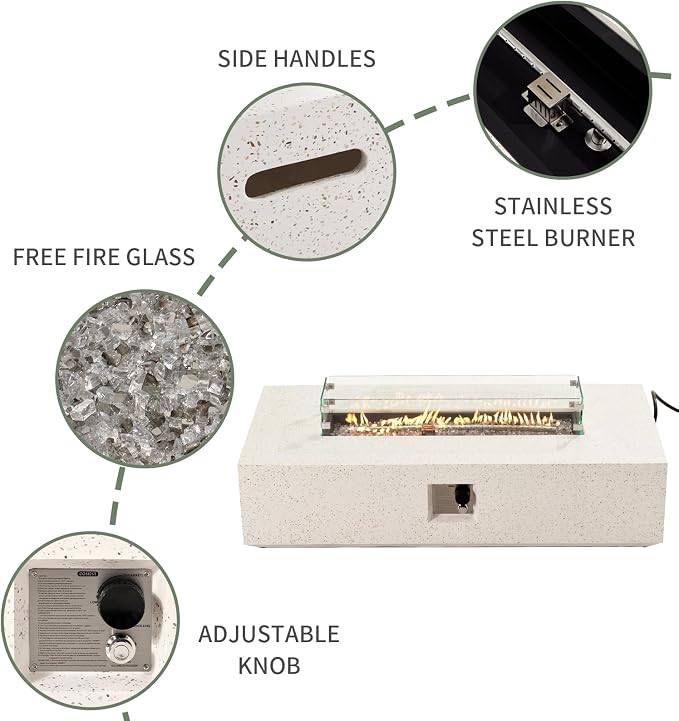 Terrazzo White+Gray Glass