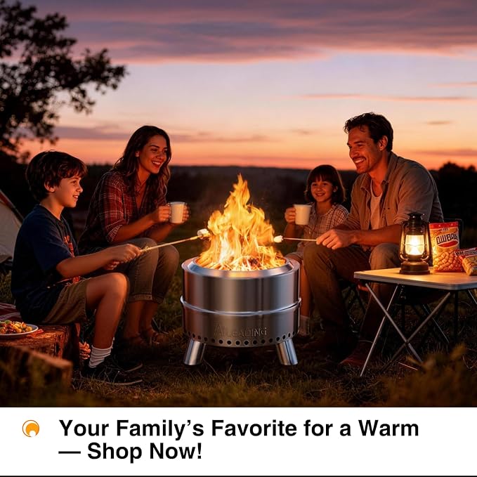 silvery- with legs-Fire Pit