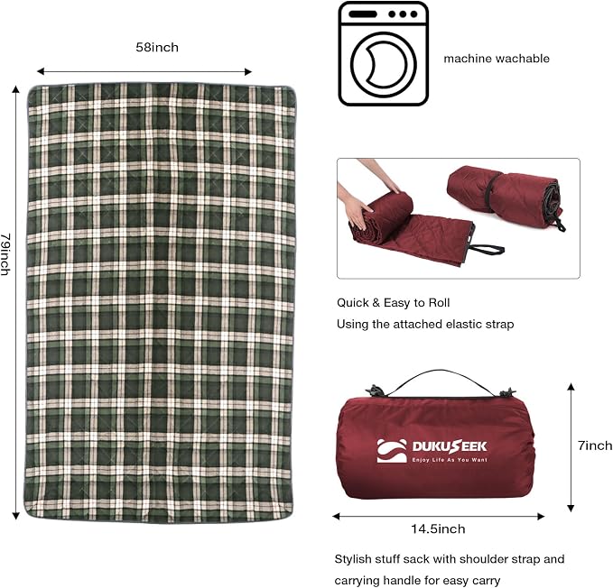 Wine Red Outer With Blue Plaid Fleece