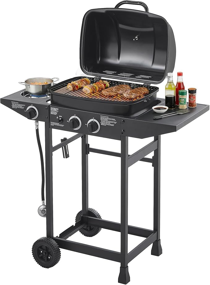 2 + 1 Side Burner