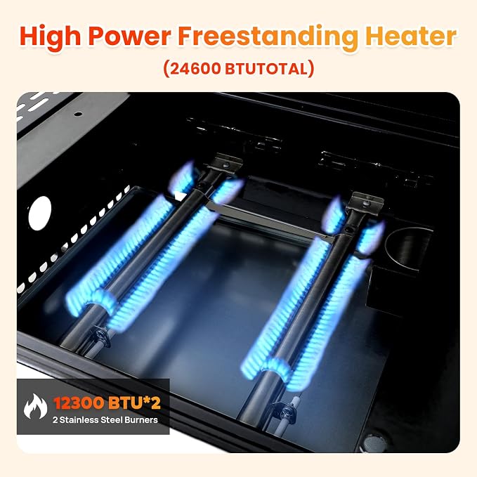 2-Burner, 24600 BTU
