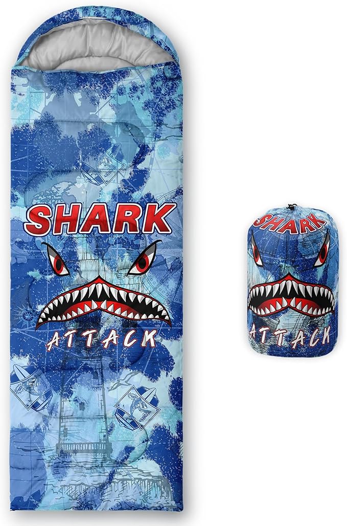 Blue Camouflage Shark
