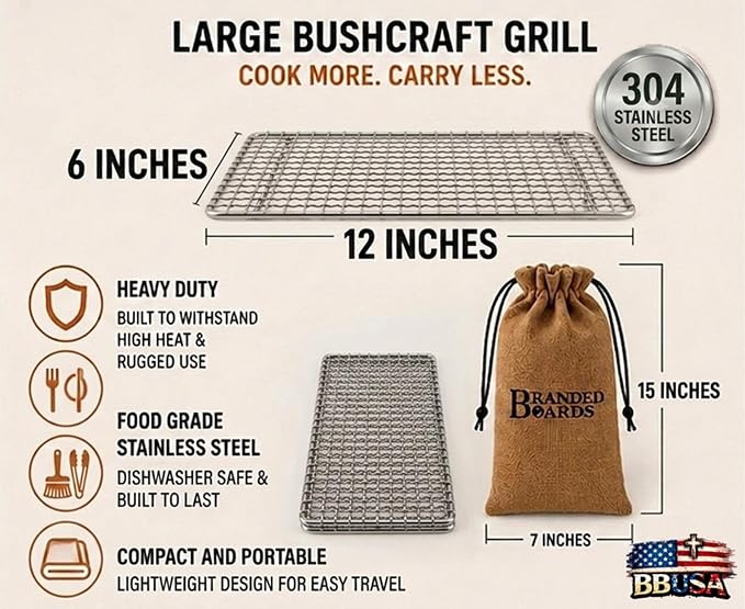 Two Large Grills + Bag