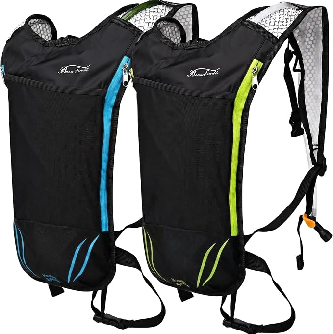 (2 pack)Blue+Green(2 backpacks and 2 water bladder)