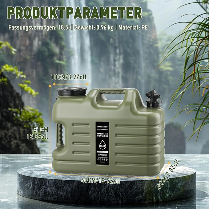 5 Gallon - Green