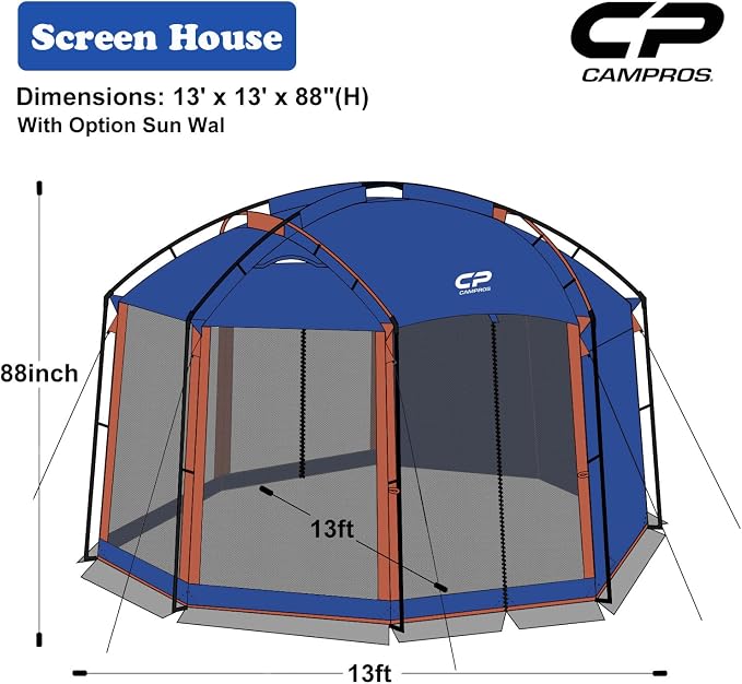 Blue Option Side Wall & 13'
