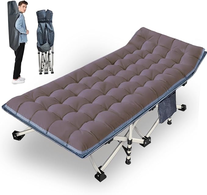 Cot With Brown Pad