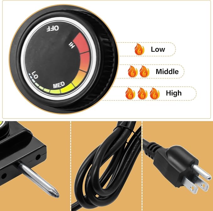 Power Cord with Thermostat