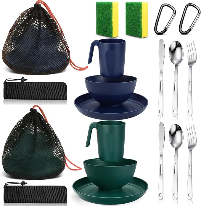 Deep blue and deep green