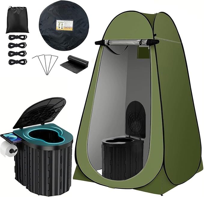 Toilet+Green Tent