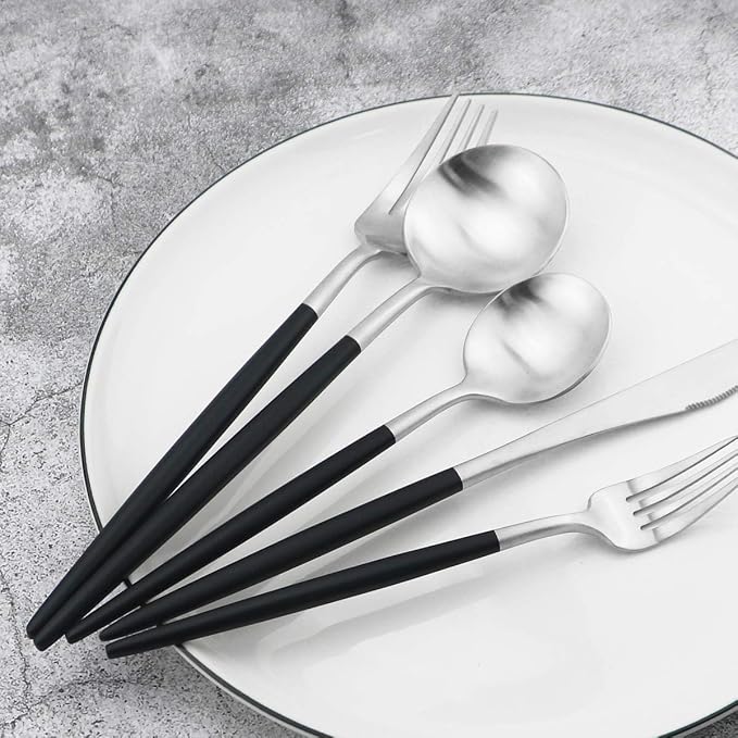 Black Handle Silver
