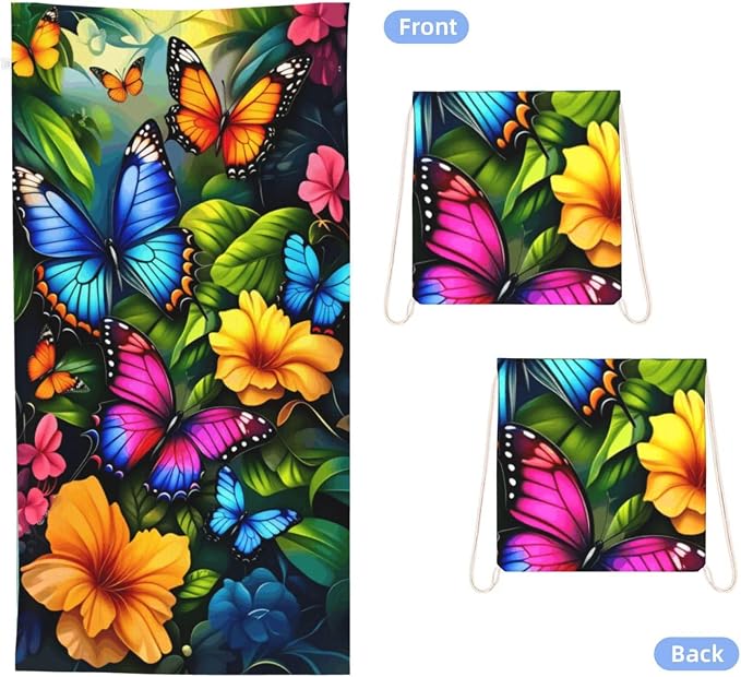 Vibrant Butterfly Floral