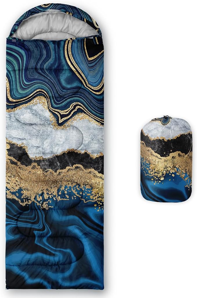 Blue Gold Marble