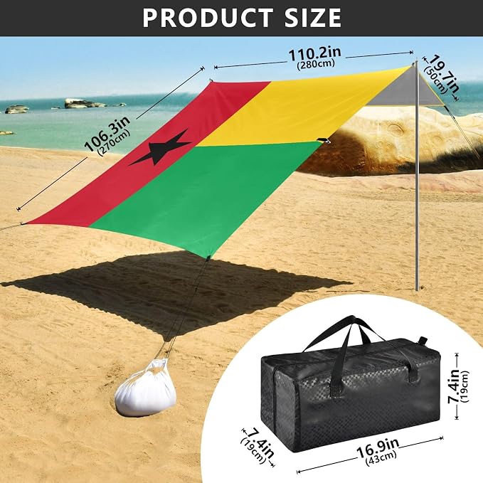 National Flag of Guinea-Bissau