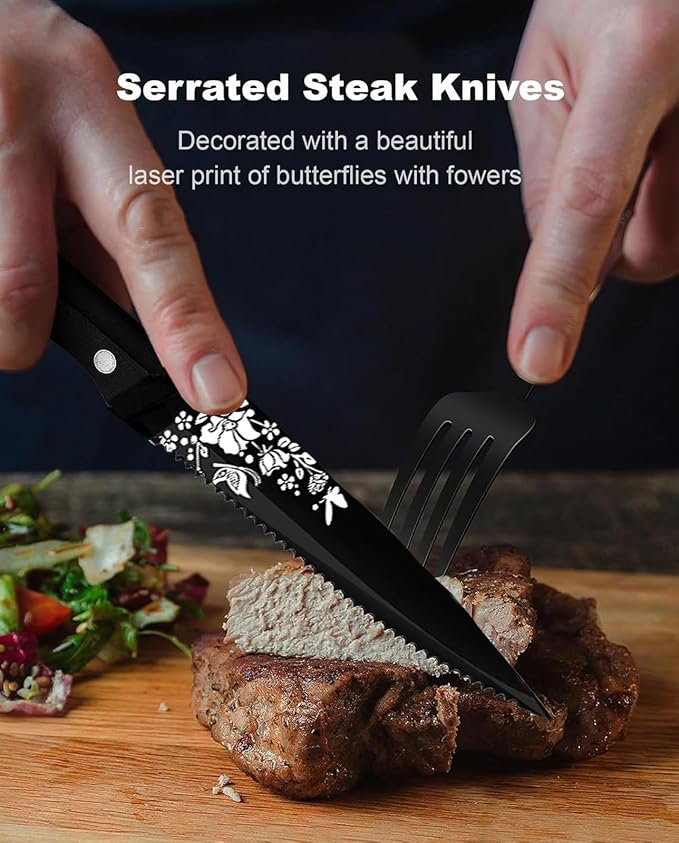 HT-48/Steak Knives-Black
