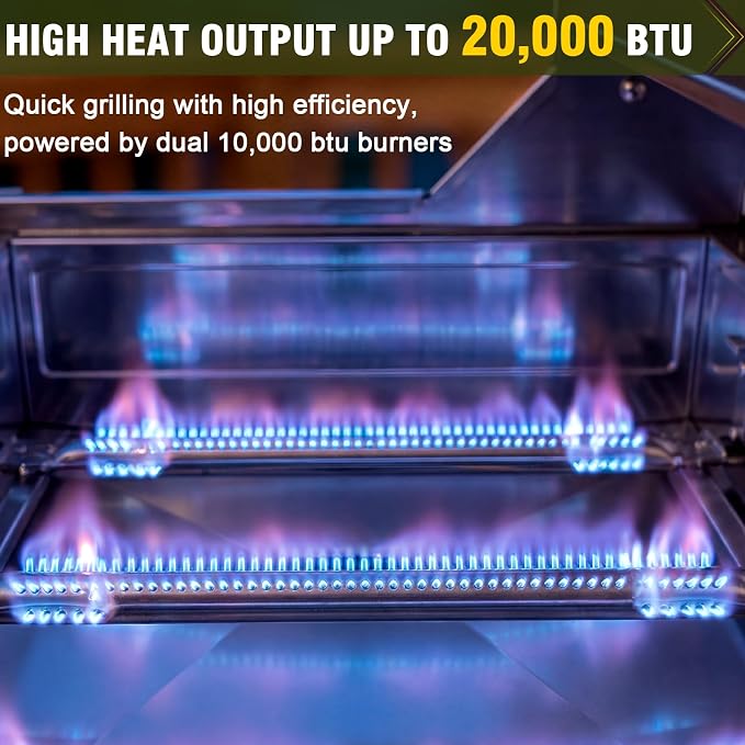 2 burner with Dual Connections