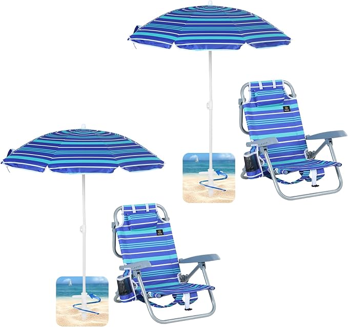 2-pack Stripe Blue