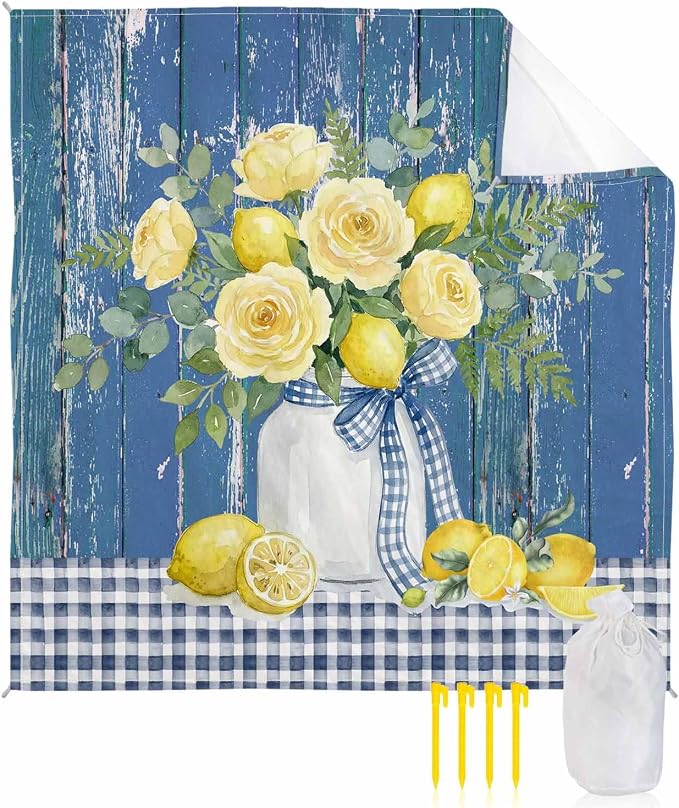 Gray Blue Lemon Yellow