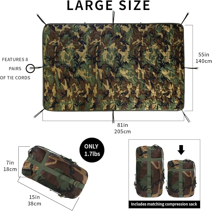 Woodland Camo With Zipper