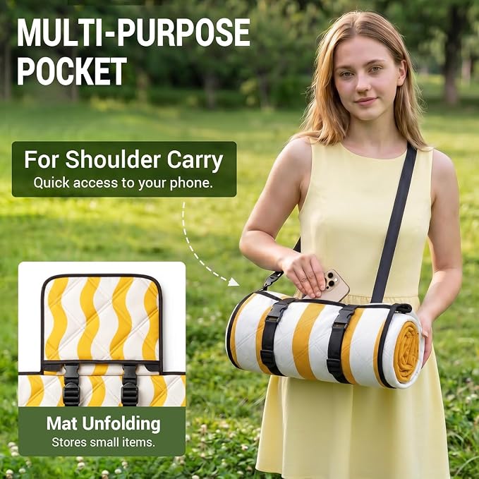 Yellow (Wavy Stripes)