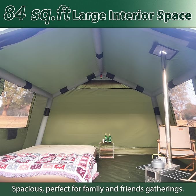 10.5ft*8.04ft*7.05ft (4-5 person)(Green)