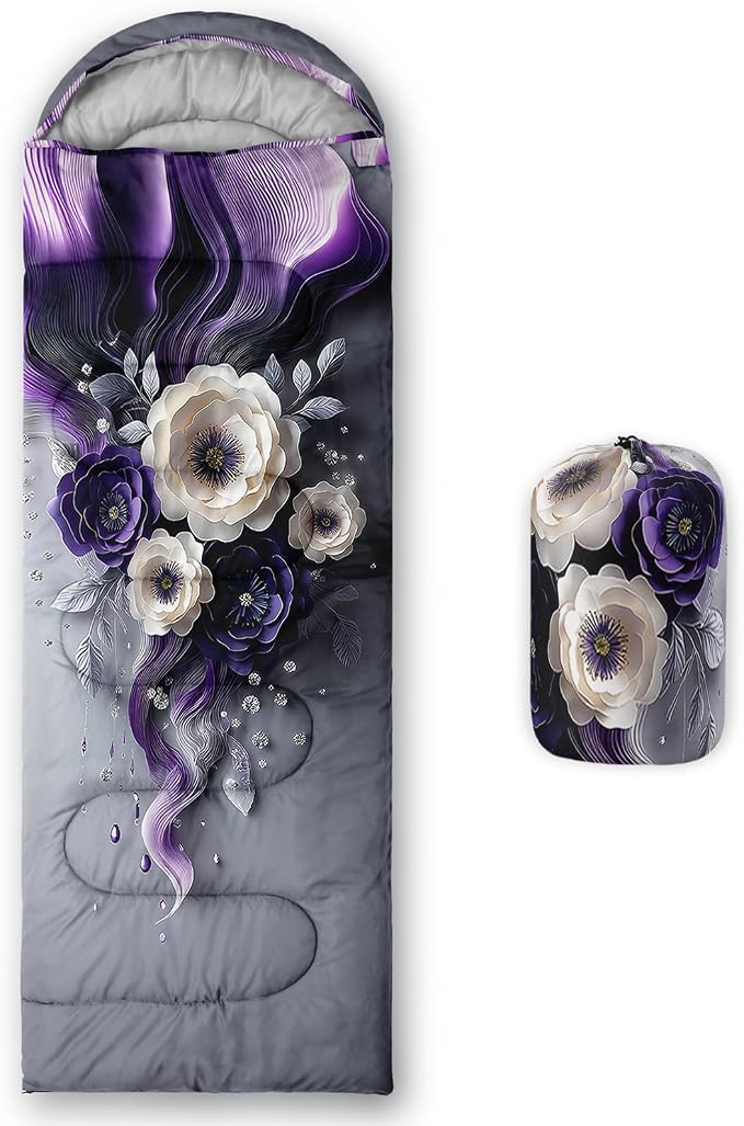 Purple White Flowers 44