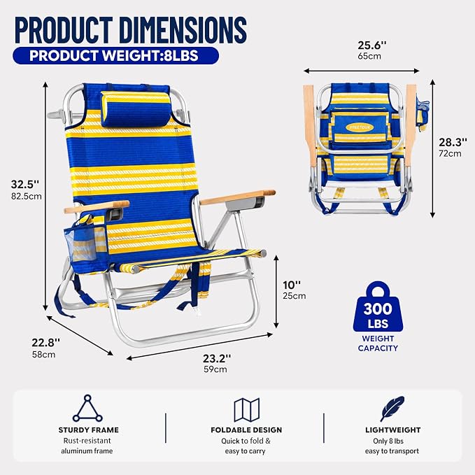 2 Pack Yellow Stripe