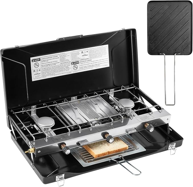 Black-3 burner+griddle-20400BTU