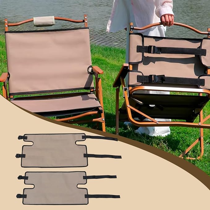 Khaki 37×66cm Seat Cushion & Backrest