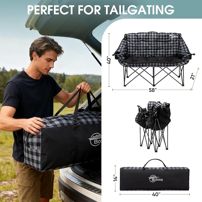 Grey Plaid Thickened Pad