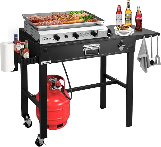 Grill Table Cart+Griddle