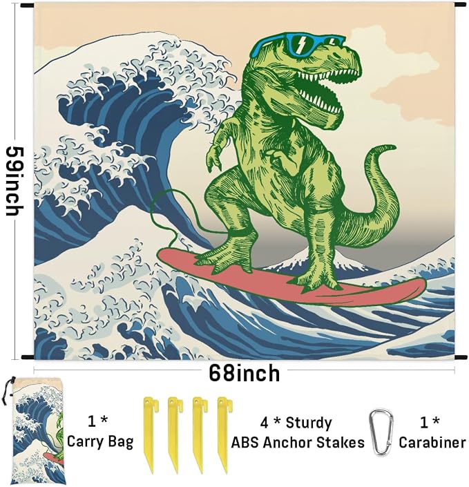 Surfing Dinosaur