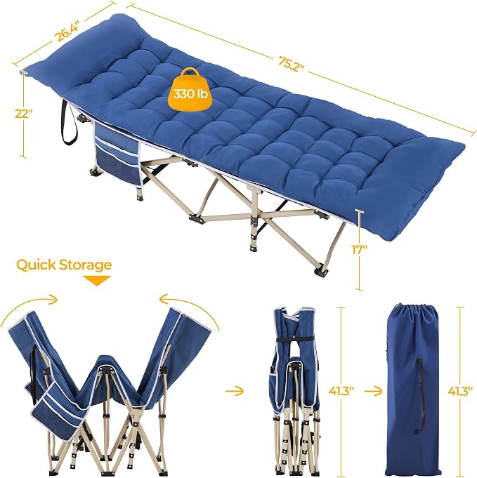 Blue Cot/Blue Pad