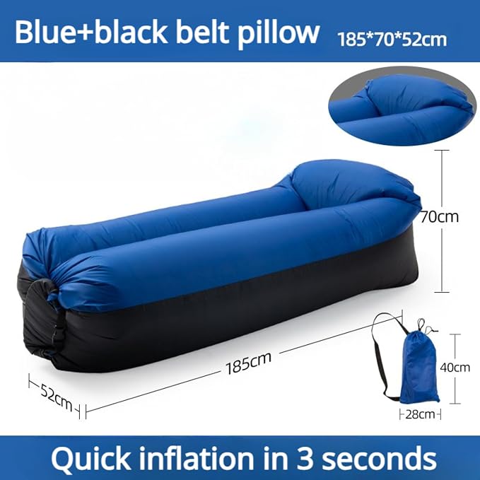 Blue+black With Pillow