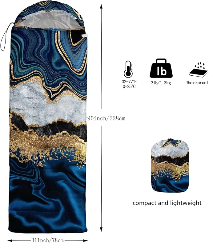 Blue Gold Marble