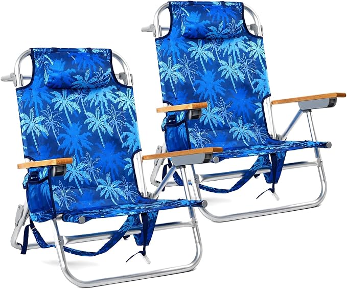 2 Pack Blue Leaves
