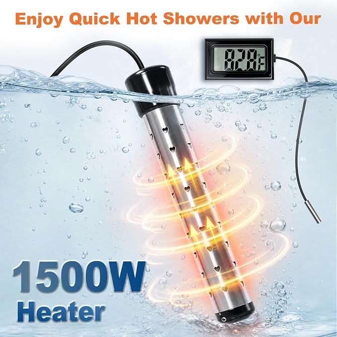 Grey + Black Bucket Heater