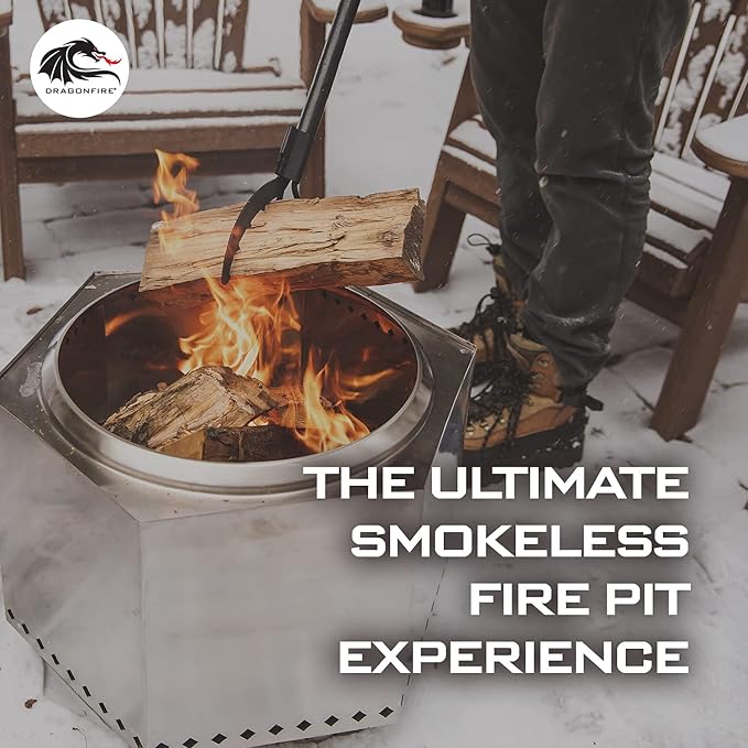 Stainless Backyard Smokeless Firepit