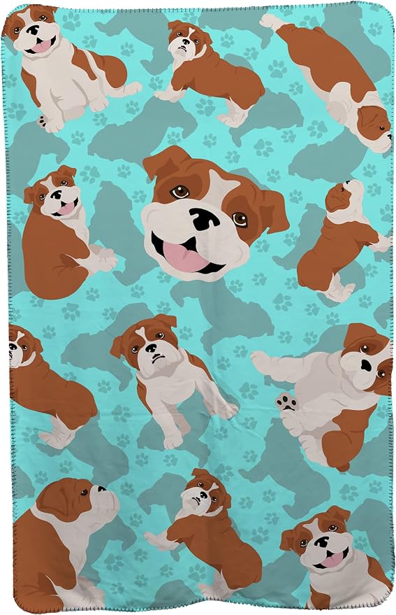 English Bulldog - Red and White