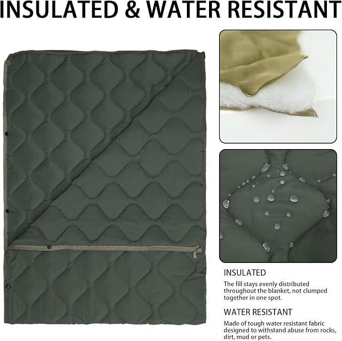 Hooded Grey Green
