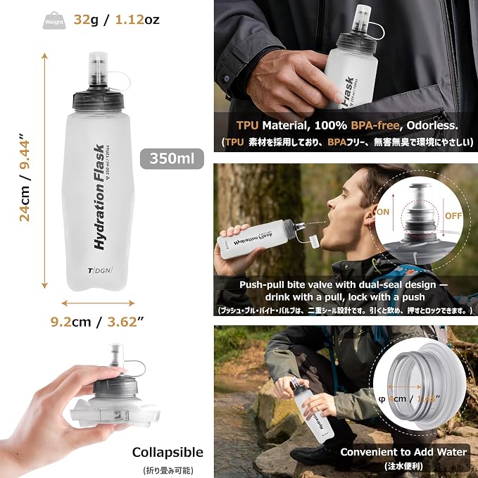 #5 Grey with a 350ml Water Bottle