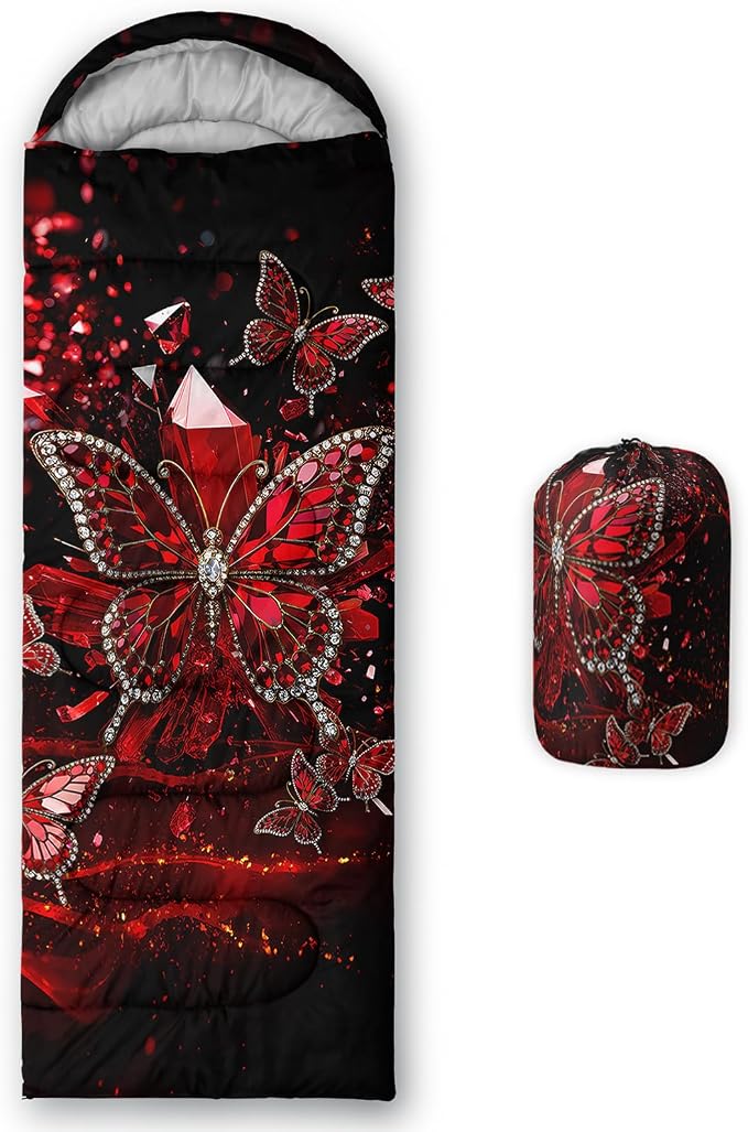 Red Cartoon Butterfly 3