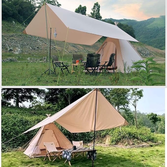 Tent and awning