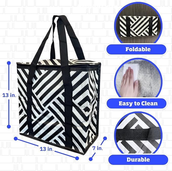 Black Geometric (3 Pack)