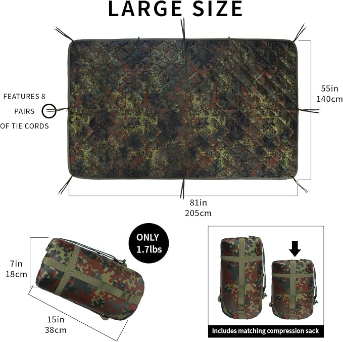 German Camo With Zipper